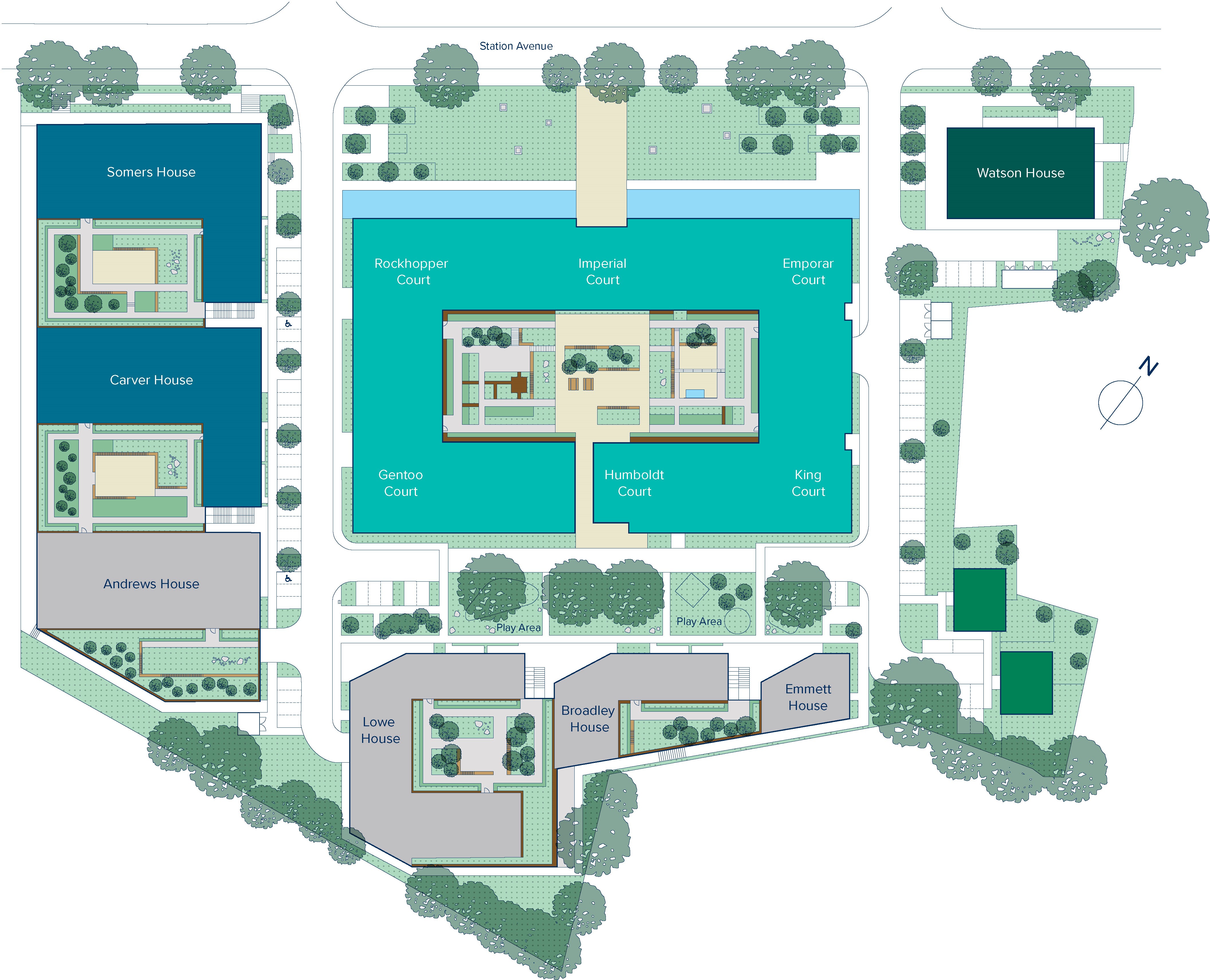 Walton Court Gardens plan